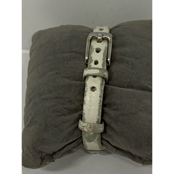 Fossil ES2829 Women's Leather Analog White Dial Quartz Genuine Wrist Watch GE26 - Picture 4 of 11